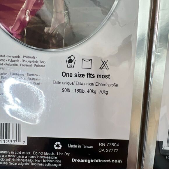 Dreamgirl 0005  Sheer Thigh Highs Stockings Nude Women's Hosiery New OS - Picture 4 of 6